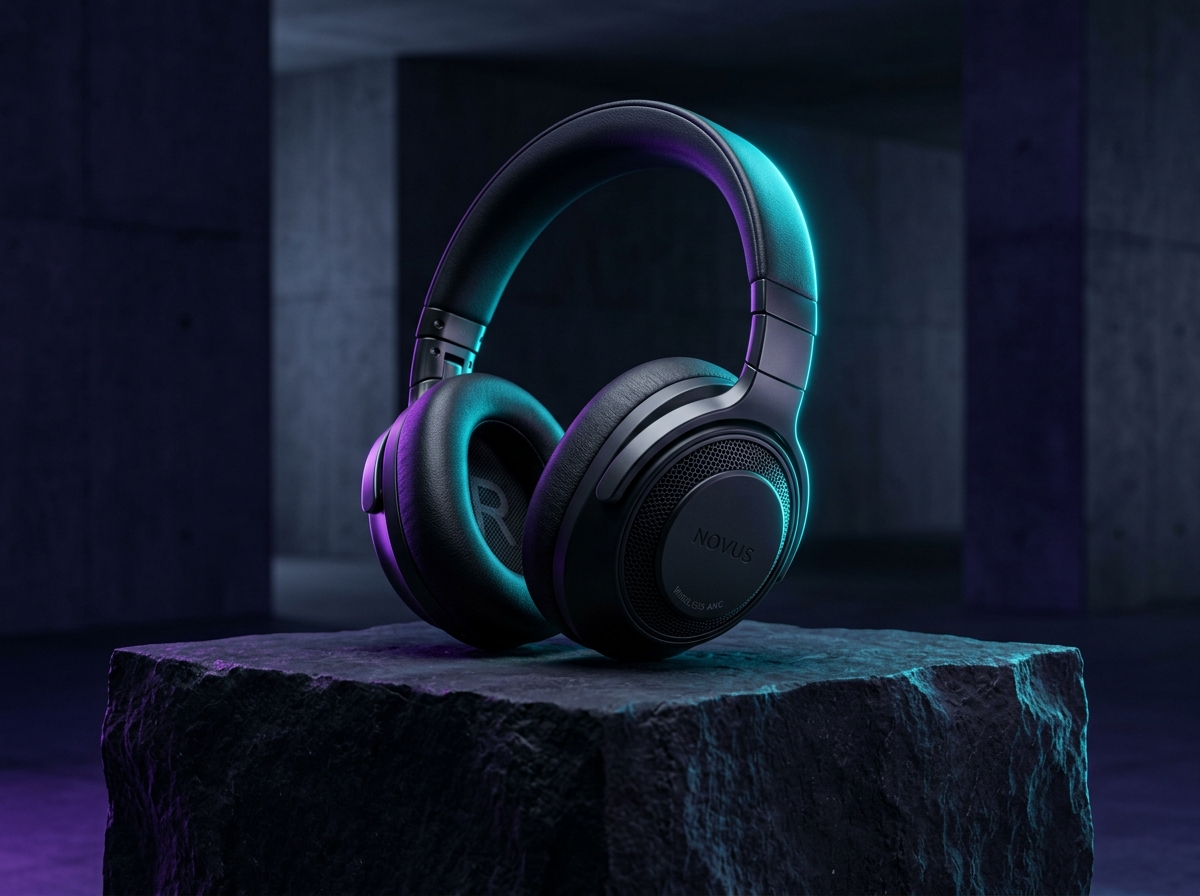 Novus Audio luxury headphones campaign
